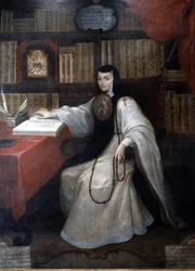 Ritratto di Sor Juana Ines de la Cruz, 1750